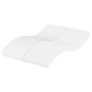 vidaXL Schuimmatras hardheid H2 H3 140x210 cm wit, Verzenden