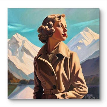 Laura Anton - Hiver à St Moritz