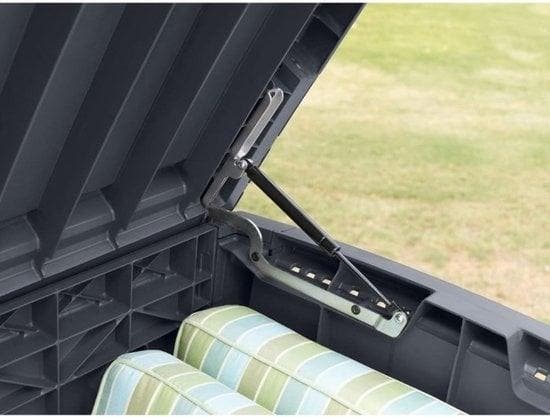 2dekans | Keter Borneo Opbergbox - 416L - 129,5x70x62,5cm -, Tuin en Terras, Overige Tuin en Terras, Ophalen of Verzenden