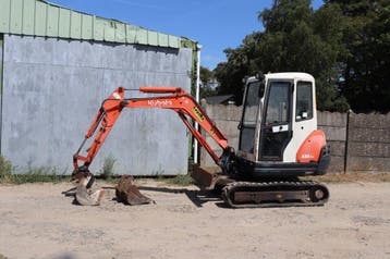 Veiling: Rupsgraafmachine Kubota KX61-3 Diesel 18.2kW 2010, Ophalen