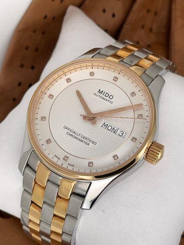 Mido - Belluna Chronometer Diamonds Automatic -, Handtassen en Accessoires, Nieuw