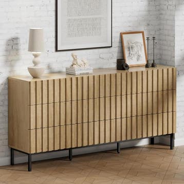 UEV Commode met schuifranden, 150 x 34 x 72 cm, kast met 9 s, Verzenden, Nieuw