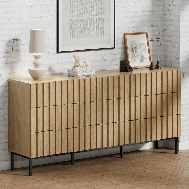 UEV Commode met schuifranden, 150 x 34 x 72 cm, kast met 9 s, Maison & Meubles, Accessoires pour la Maison | Autre, Envoi