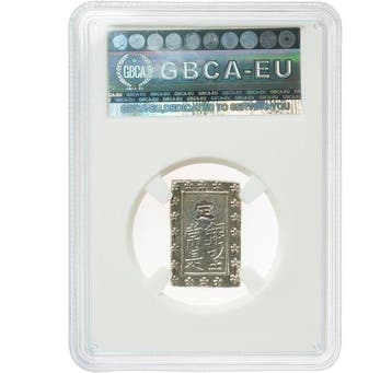 Japan. Tenpo Ichibugin. 1 Bu (Ichi Bu) Certified by GBCA -