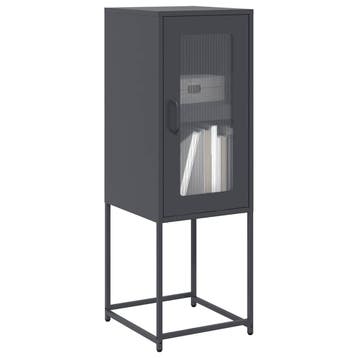 vidaXL Dressoir 36x39x107 cm koudgewalst staal, Verzenden