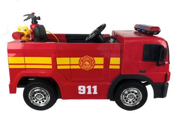 Brandweer Accu Auto, 12 volt elektrische kinderauto!, Ophalen of Verzenden, Nieuw, Afstandsbediening