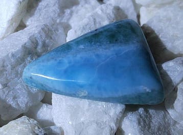 Cabochon Larimar van hoge kwaliteit-AAA ruw- Geen