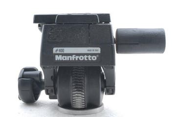Manfrotto 400 Head 3 Way Geared Tripod Pan Tilt w/1 Plate, Nieuw