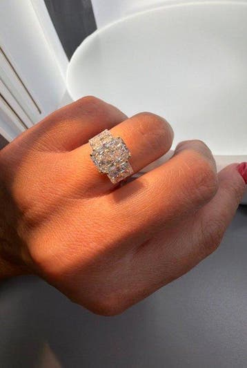 Sans prix de réserve - Bague - 14 carats Or jaune - 5.17ct.
