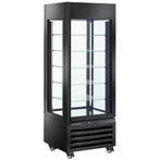 Koel-/Vriesvitrine | EXALTA | 440L | Zwart | +5°C/-22°C |, Verzenden