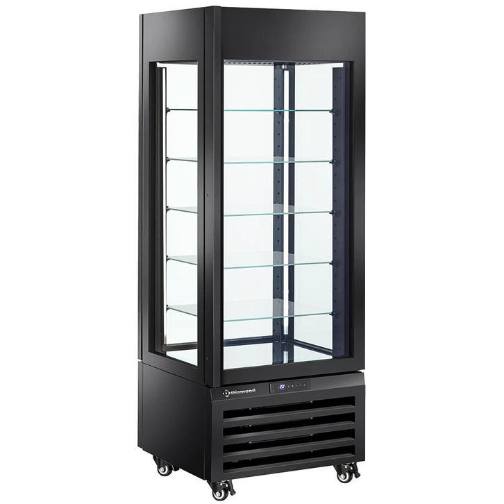 Koel-/Vriesvitrine | EXALTA | 440L | Zwart | +5°C/-22°C |, Articles professionnels, Horeca | Équipement de cuisine, Envoi