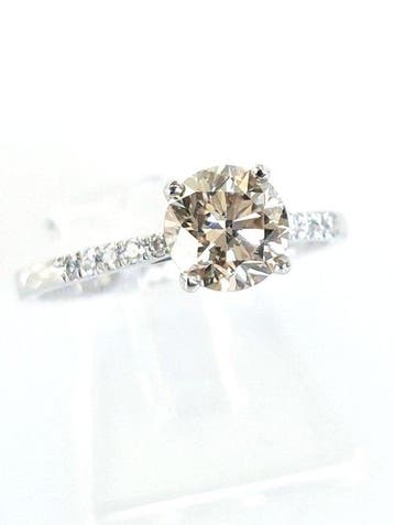 Sans prix de réserve - Bague de fiançailles - 14 carats Or