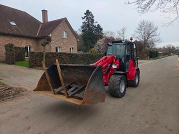 Schäffer 4580T, Ophalen, Wiellader of Shovel