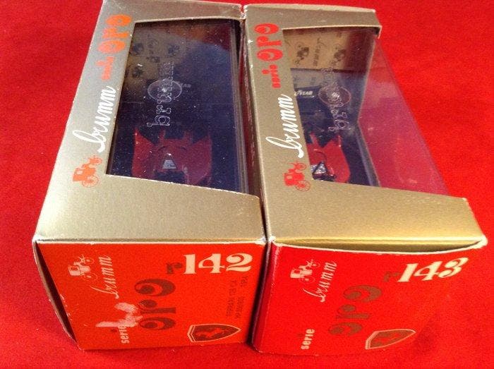 Brumm 1:43 - Model raceauto (5) - 1) #R142 Ferrari 126C4 F.1, Hobby en Vrije tijd, Modelauto's | 1:5 tot 1:12