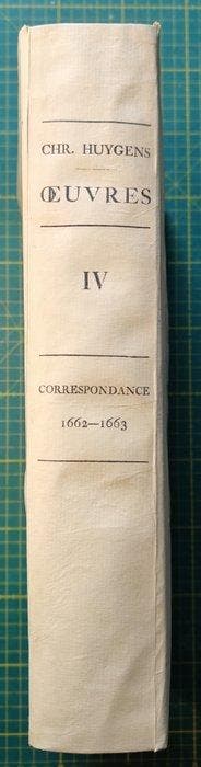 Christiaan Huygens - Œuvres complètes, publiées par la