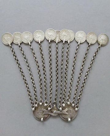 Zilver - Broche, Antiek en Kunst