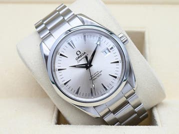 Omega Seamaster Aqua Terra Ref. 2503.30.00 Year 2009 (Box &, Handtassen en Accessoires, Horloges | Heren, Ophalen of Verzenden