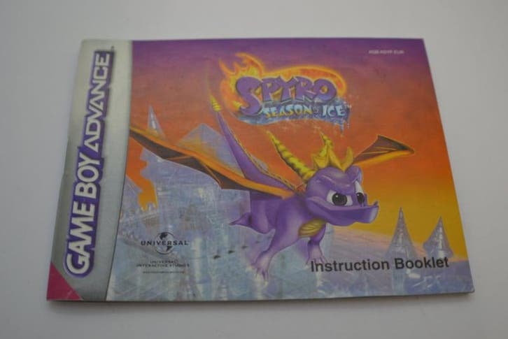 Spyro Season of Ice (GBA EUR MANUAL), Consoles de jeu & Jeux vidéo, Consoles de jeu | Nintendo Consoles | Accessoires