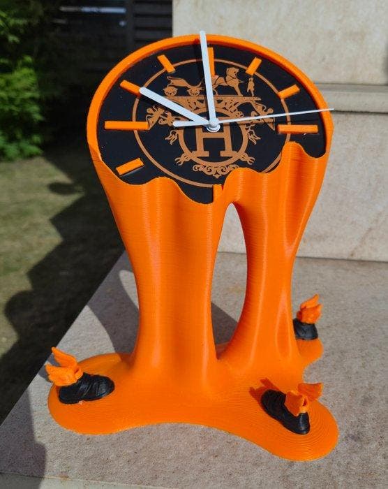 L&H art - Dripping clock by Hermes, Antiquités & Art, Art | Objets design