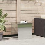 vidaXL Buitopslagdoos Zilver 55 x 50,5 x 50 cm Staal, Verzenden, Nieuw