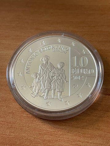 Malta. 10 Euro 2012 Antonio Sciortino Proof (Zonder
