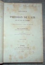Jourdanet - Influence de la Pression de lAir sur la Vie de