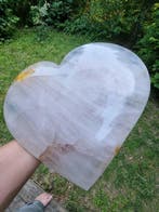 Exclusif, très grand cœur de cristal du Brésil Cœur -