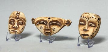 Ikhoko amulettes + supports - Pende - République, Antiquités & Art