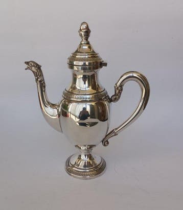 Lovi Argenteria Italy - Service à thé et café - Argent 800, Antiquités & Art