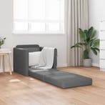 vidaXL Slaapbank / zetel 60cm Donkergrijs Stof, Verzenden, Nieuw