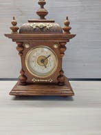 Klok - Junghans - Antiek Hout, Messing - 1920-1930 -