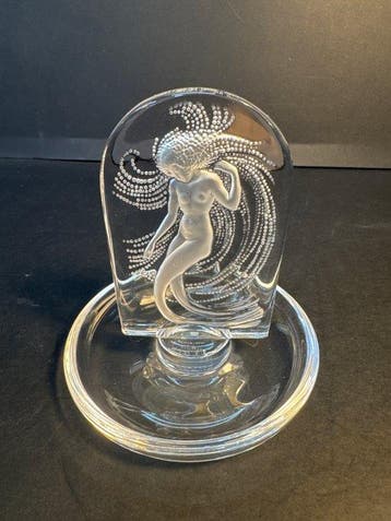 Lalique - Tafelmiddenstuk - Kristal, Antiquités & Art