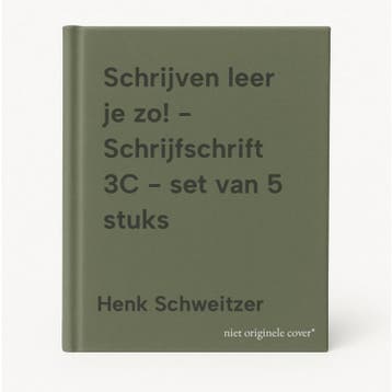 Schrijven leer je zo! - Schrijfschrift 3C - set van 5 stuks, Boeken, Verzenden, Gelezen, Henk Schweitzer