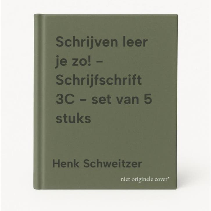 Schrijven leer je zo! - Schrijfschrift 3C - set van 5 stuks, Boeken, Schoolboeken, Gelezen, Verzenden