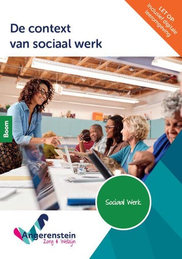 De context van sociaal werk | combipakket / Angerenstein, Verzenden, Zo goed als nieuw