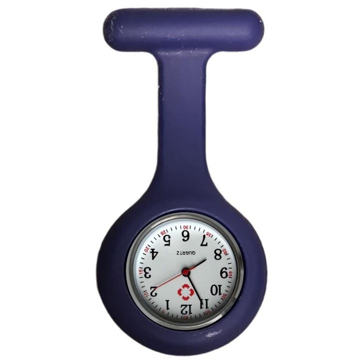 Fako - Verpleegstershorloge - Siliconen Uni - Donkerpaars, Bijoux, Sacs & Beauté, Montres | Femmes, Envoi