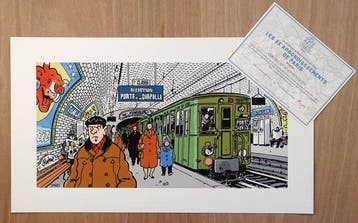 Tardi, Jacques - 1 Estampe Pigmentaire - Nestor Burma - 9ème