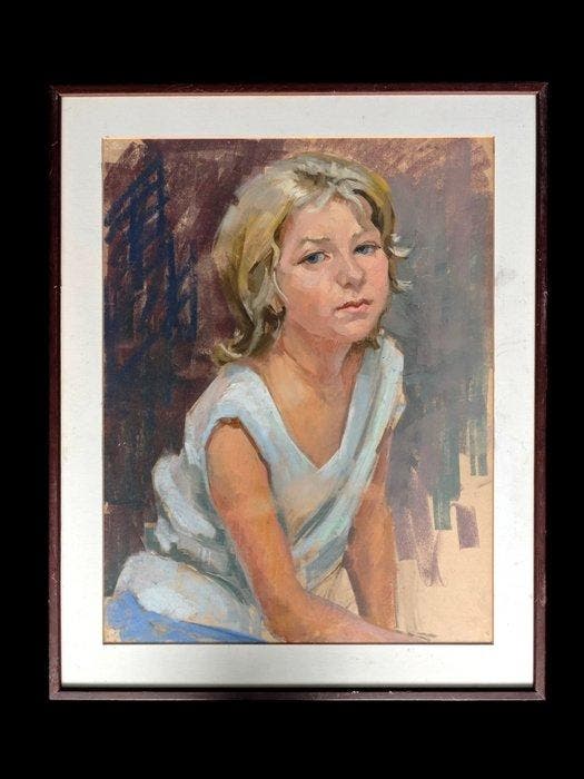 Ellen de Tombay (1918–1998) - Retrato de juventud, Antiquités & Art, Art | Peinture | Classique