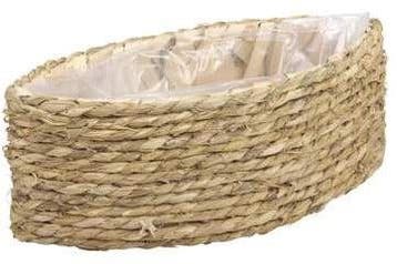 Zeegras Mand Boot Medium 36x18x11.5 cm, Nieuw