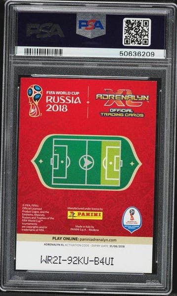 2018 Panini Adrenalyn XL Russia 2018 Kylian Mbappé 151 - PSA, Collections