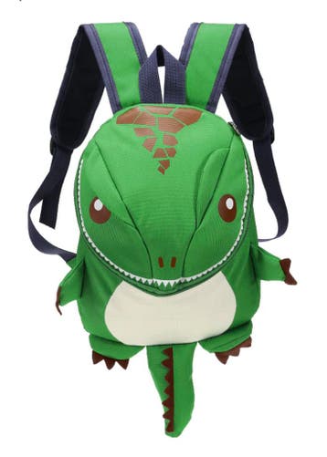 KIMU® Rugtas Dino Groen Kleine Rugzak Dinosaurus Monster Tas, Ophalen of Verzenden, Nieuw, Groen