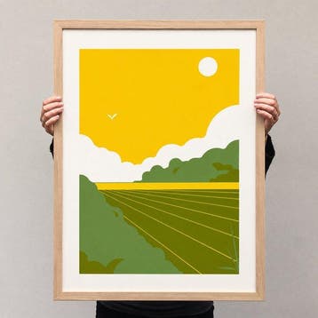 anders - Studio Kars en Boom - Dutchlandscape yellow - 2020s