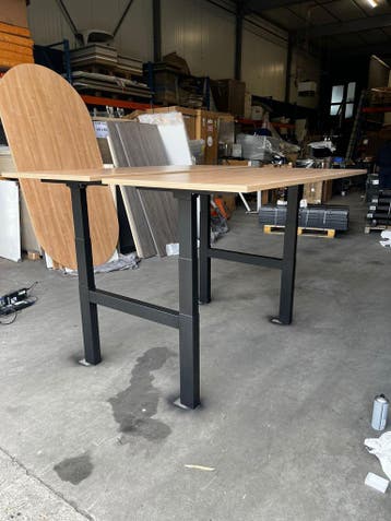 Refurbished Ahrend Duo Bureau - Duo Werkplek - Elektrisch, Verzenden, In hoogte verstelbaar, Zo goed als nieuw