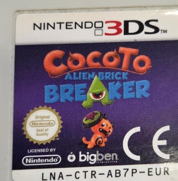 Cocoto Alien Brick Braker losse cassette (Nintendo DS, Ophalen of Verzenden