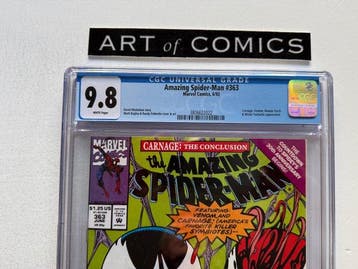 The Amazing Spider-Man #363 - CGC 9.8 - 3rd Appearance of, Boeken, Nieuw