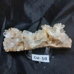 Quarzo Faden Kristallen op matrix - Hoogte: 16.5 cm -