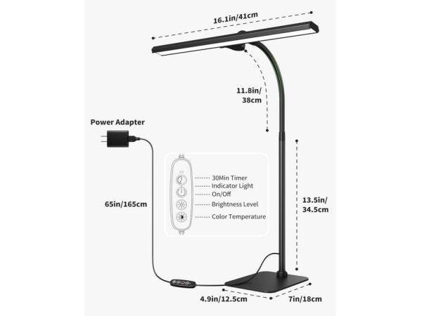 Veiling - Kary Bureaulamp LED Dimbaa, Maison & Meubles, Lampes | Autre