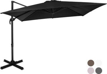 2dekans | VONROC Premium Zweefparasol Pisogne 300x300cm –, Ophalen of Verzenden