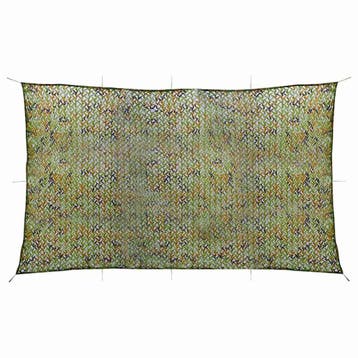 vidaXL Camouflagenet met opbergtas 2x8 m groen, Verzenden, Nieuw