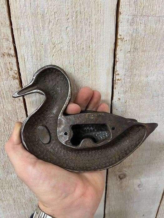 Deurklopper - 1990-2000 - Eend - brons, Antiek en Kunst, Curiosa en Brocante